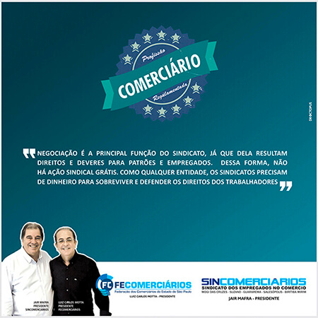 Sincomerciários nas redes sociais