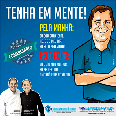 Sincomerciários nas redes sociais