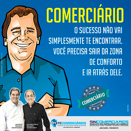Sincomerciários nas redes sociais