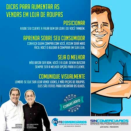 Sincomerciários nas redes sociais