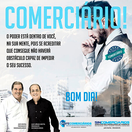 Sincomerciários nas redes sociais