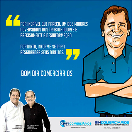 Sincomerciários nas redes sociais
