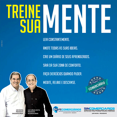 Sincomerciários nas redes sociais