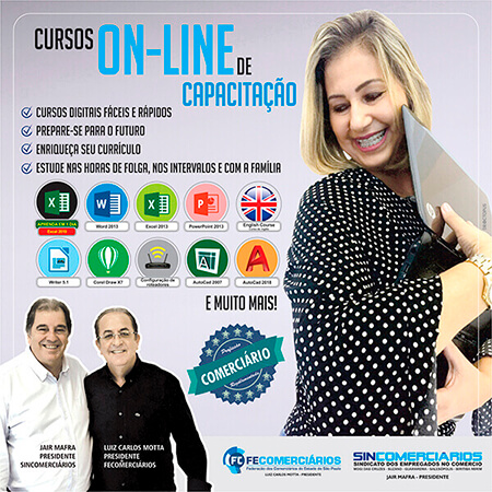 Sincomerciários nas redes sociais