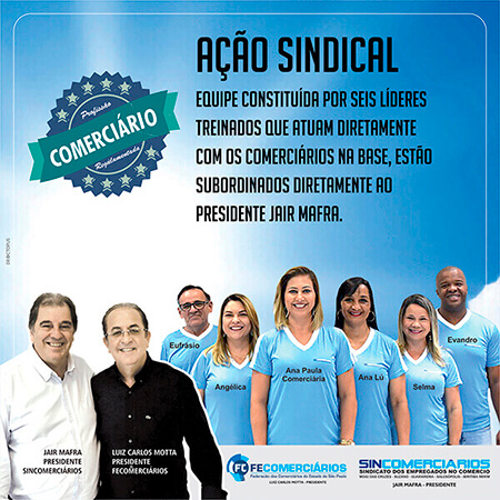 Sincomerciários nas redes sociais