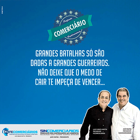 Sincomerciários nas redes sociais