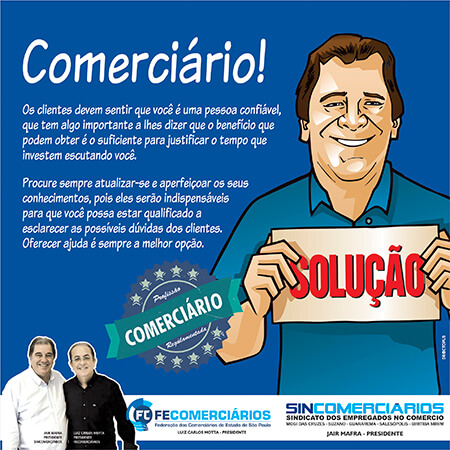 Sincomerciários nas redes sociais