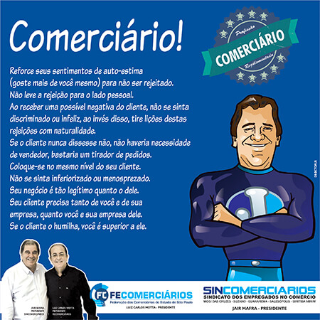 Sincomerciários nas redes sociais