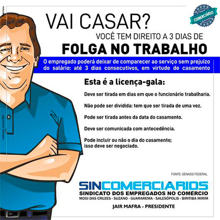 Leis e dicas Sincomerciários