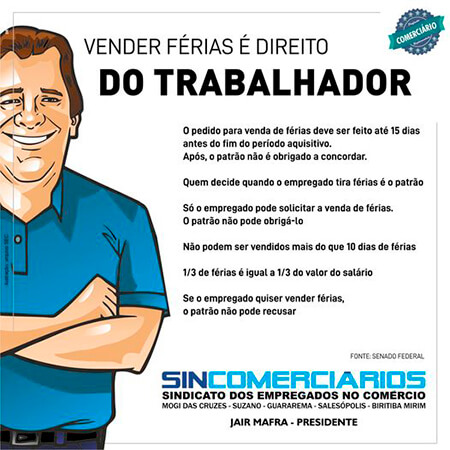 Leis e dicas Sincomerciários