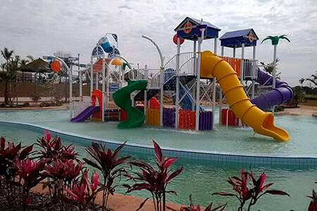 O Centro de Lazer em Avaré - Parque Aquático