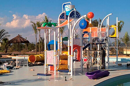 O Centro de Lazer em Avaré - Parque Aquático