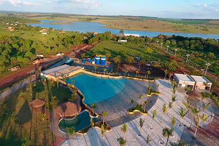 O Centro de Lazer em Avaré - Parque Aquático